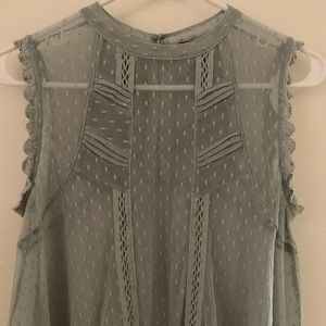 Free People lace tunic shirt